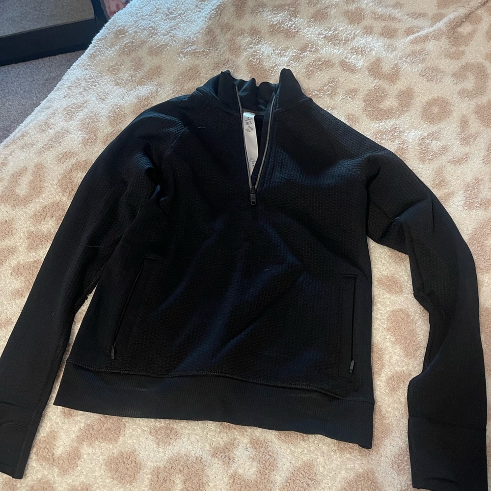 lululemon quarter zip fitted long sleeve